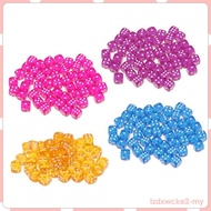 [lzdxwcke2] 50pcs Six-sided D6 Dice for Dungeons&Dragons D&D TRPG Party Game Supplies - Blue