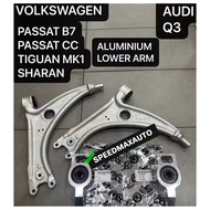 ( 100% ORIGINAL ) VOLKSWAGEN PASSAT B7 PASSAT CC TIGUAN MK1 SHARAN AUDI Q3 LOWER ARM WITH BUSH ( ALU