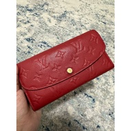 LV PRELOVED WALLET RED