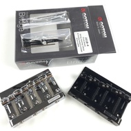 WK-Genuine Original GOTOH 201B-4 4 Strings Electric Bass Bridge Brass Saddle Chrome Black MADE IN JA