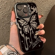 Casing Compatible For Infinix 40i 30i 30 Play NFC Hot 40 Pro Smart 8 7 5 6 Spark GO 2024 Tecno Spark 20C 20 10C 10 Camon 20 Note 30 40 Vintage Graffiti Dreamy Butterfly Armour Hard
