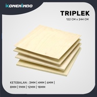 Triplek Papan Multiplek 3 4 6 8 9 12 18 mm lembaran