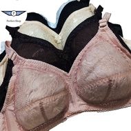 PS Baju Dalam Wanita Tanpa Span Orang Tua Woman's C Full Cup Bra non wired softy