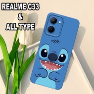 G56 - Pro Camera Case REALME C33 - STICH motif - REALME C33 silicone - REALME C33 softcase - flexibl