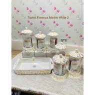 Toples Set Marble Fiorenza White