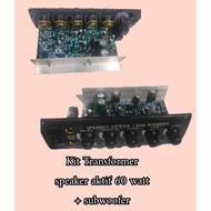 60 watt active speaker power Kit + Transformer subwoofer