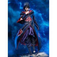 Anime Naruto Uchiha Sasuke Akatsuki Cloak Figure Statue Model