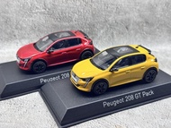 NOREV 1/43 Peugeot 208 GTpack 2022 Peugeot 208GT Alloy Collection Car Model