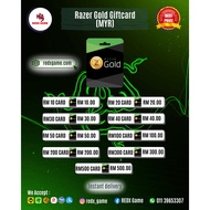 [REDXGAMEMY] Razer Gold Giftcard Malaysia | RM 20 - RM 100