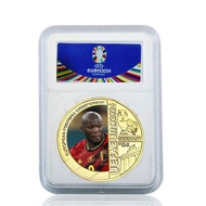 Metal Commemorative Coin Cup Football League Cristiano Ronaldo Souvenir Gift Box for Boyfriend And G