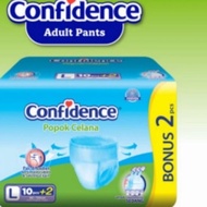 Confidence Popok Celana Dewasa L10 + 2 / Pampers Dewasa Pants L 10