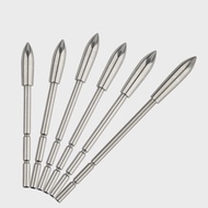 12PCS 80/100/120gr Arrowheads Arrow Point for ID 3.2 mm Arrow Shaft OD 4.6/4.8/5.0/5.2/5.3mm Broad H