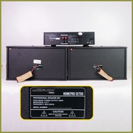 ◊ ❦ ✆ DB Audio by Astron HOMEPRO-SET08 3 Way Amplifier Speaker Set | 650W Power Output
