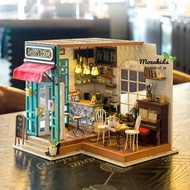 Mô hình DIY Doll House Robotime Simons Coffee DG109 Kèm Bộ dụng cụ và Keo dán