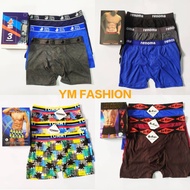 (3pcs) Men Underwear Boxer Renoma Lee Cooper Briefs Seluar Dalam Lelaki Polo
