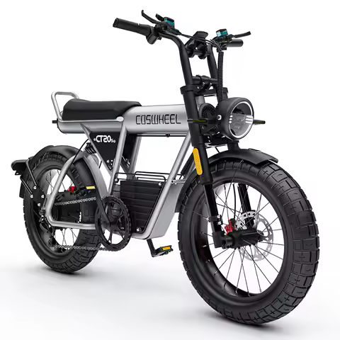 COSWHEEL CT20S adult E-bike 2000W PEAK 48V27.5Ah battery commute Electric Bike,20-inch Fat Tire E-Mo