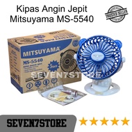 Kipas angin 2 in 1 jepit duduk USB ukuran 5 inch MITSUYAMA MS 5540