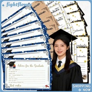 MOZIEKOL 8PCS Graduation Advice Cards, Paper Elegant Designs Graduation Greeting Cards, Multicolor A