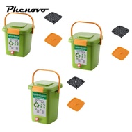 [Phenovo] Compost Bin, Sealed Bin And Handle, Portable Compost Bin, Garden/patio Compost Box for The