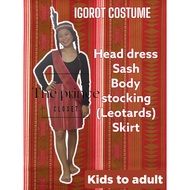 IGOROT COSTUME SET GIRL TRADITIONAL ATTIRE