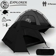 เต็นท์ K2 Explorer สำหรับ 2 คน​เต็นท์​สนาม​แค้มป์ปิ้ง​ กันน้ำ​กันฝน (Saraburi Outdoor)