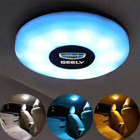 LED Car Backseat Ceiling Light Kits Vehicle Lamp Interior Reading Light accessories For Geely geomet