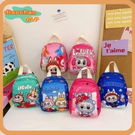 DIACHAMY  Children's Backpack, POP MART Small School Bags, Cute Large Capacity Cartoon Shoulder Bags