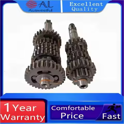 Motorcycle Main Countershaft Gearbox Shaft For YongYuan 350 YY350 YY350-6A YY350-9A 350cc Engine Set