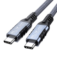 16K 80Gbps Thunderbolt 5/4 USB 5 Cable 240W 8K 60Hz Type C Fast Charging USB C to C Data transfer Co