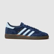 View Sepatu Casual Adidas Handball Spezial Navy Sky Blue Original 100