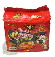 มาม่าเผ็ดเกาหลีซัมยัง รสฮ็อตชิกกิ้นเผ็ดคูณสอง (samyang spicy *2 ) บรรจุ 5 ซอง ขนาด 140 กรัม