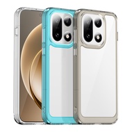 Luxury Transparent Shockproof Armor Case For OnePlus 13 13R 13S 13T 15 15T 15R Clear Bumper Hard Cov