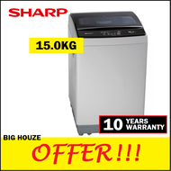 Sharp 15KG Top Load Washing Machine ESX156 Full Auto Washer ESX-156 Mesin Basuh