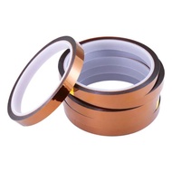 เทปทนความร้อนสูง Kapton Polyimide Tape  ของแท้ ใข้ได้กับงานสกรีน