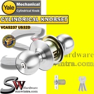 [Original] Yale 5230 Series Cylindrical Lockset Doorknob VCA5237 US32D / VCA5237 US11 Key In Knob