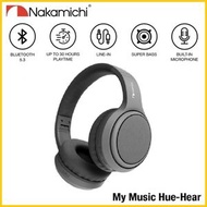 NAKAMICHI - (黑色) Nakamichi My Music Hue-Hear 無線藍牙可折疊頭帶式耳機