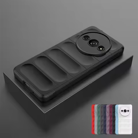 For Redmi A3 Case Cover Redmi A3 Capas New Shockproof Phone Back Anti-Drop Armor Bumper Soft TPU For