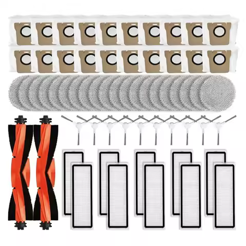 New For Xiaomi Robot Vacuum X10+ / X20+ / X20 Plus Robot Vacuum Cleaner Main Side Brush Hepa Filter 