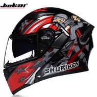 JIEKAI modular motorbike helmet with DOT certificate and double visor Flip-up helmet  Model: JK-902