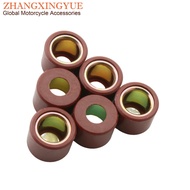 6PC GTS300 GTV300 Variator Roller 13.8 Weights 21x17mm For Vespa Gts Super 300 GTV 300cc  CM849480