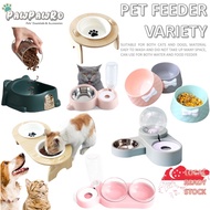 Pet feeder cat dog kitten wet food dry kibble can food auto feeder water feeder food feeder wooden stainless pp material