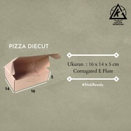Kardus Packing Box Pizza Diecut Corrugated Box Uk. 16x14x5 - Polos