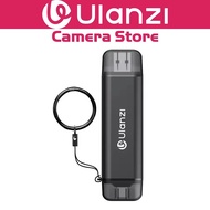 Ulanzi CR3 3-in-1 USB 4.0 SD TF Memory Card Reader for Phone Camera Computer