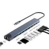 Typec to hdmi Converter 0in Multi-Function Mobile Phone Computer Game Console 10MB Network Card usbc