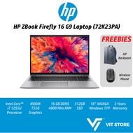 HP ZBook Firefly 16 G9 (72K23PA) (Intel i7-1255U, 8GB, 512GB, NVIDIA T550, 16'' WUXGA) Laptop