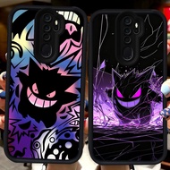 Black Casing for OPPO Reno 2Z A39 A37 A83 F11 2F A9 A5 2020 Pro H102 Pokemon Gengar