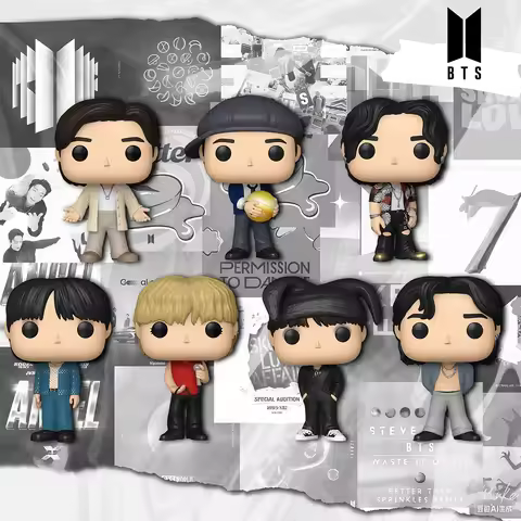 BTS Funko Pop Music J-Hope (More) Agust D (Haegeum) RM (Wildflower) Jin (Astronaut) Peripheral Figur