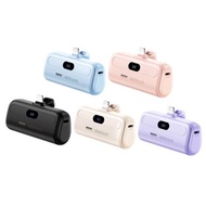REMAX RPP633 Capsule Series 2A iP Port / RPP632 Type C Port 5000mAh Emergency Direct Charge Power Ba
