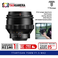 Ttartisan 75mm F/1.5 Swirly Bokeh Lens M42 Mount / TTArtisan 75mm F1.5 M42