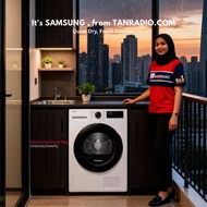 SAMSUNG 9kg Heat Pump Dryer DV90T6240LH/FQ With AI Control 烘干机